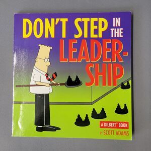 Delbert: Don't Step In The Leader-Ship Book Comics 1999 Scott Adams Paperback